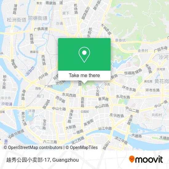 越秀公园小卖部-17 map