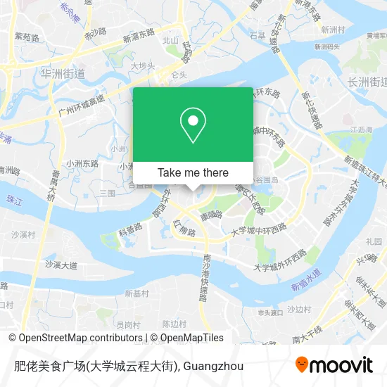 肥佬美食广场(大学城云程大街) map