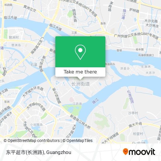 东平超市(长洲路) map