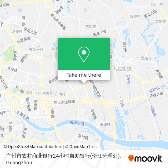 广州市农村商业银行24小时自助银行(傍江分理处) map