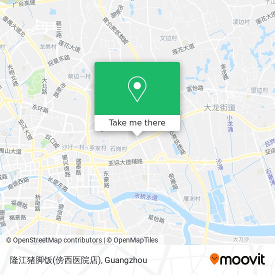 隆江猪脚饭(傍西医院店) map