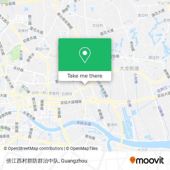 傍江西村群防群治中队 map