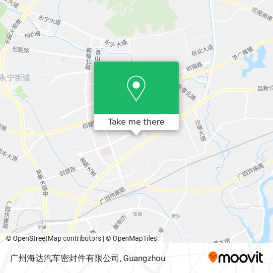 广州海达汽车密封件有限公司 map