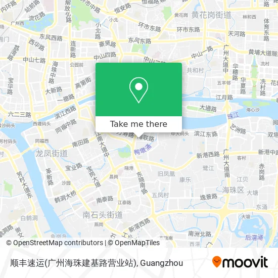 顺丰速运(广州海珠建基路营业站) map
