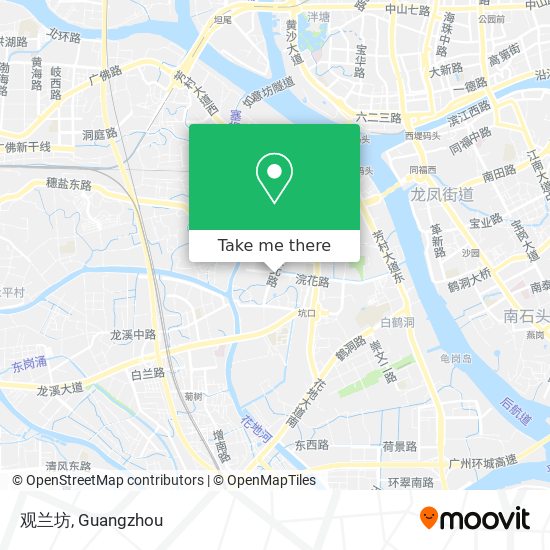 观兰坊 map