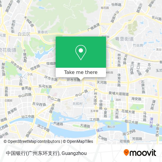 中国银行(广州东环支行) map