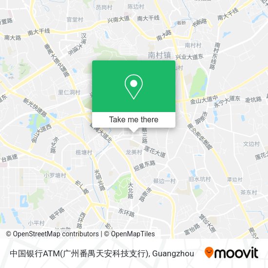 中国银行ATM(广州番禺天安科技支行) map