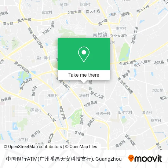 中国银行ATM(广州番禺天安科技支行) map