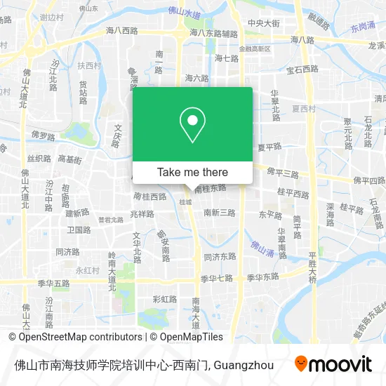 佛山市南海技师学院培训中心-西南门 map