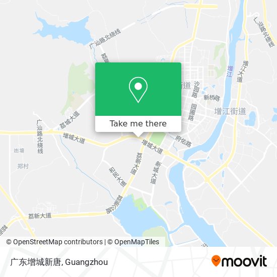 广东增城新唐 map