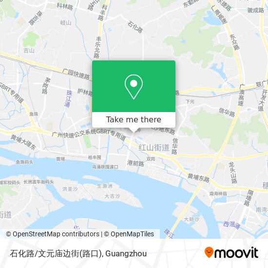 石化路/文元庙边街(路口) map
