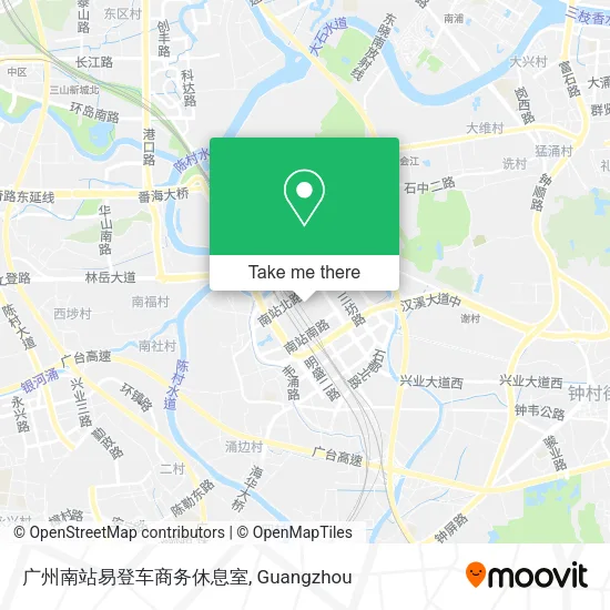 广州南站易登车商务休息室 map