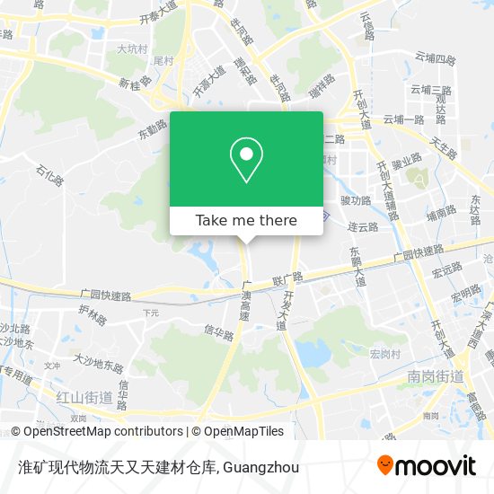 淮矿现代物流天又天建材仓库 map