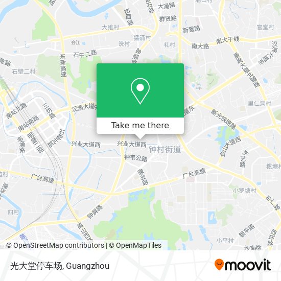 光大堂停车场 map