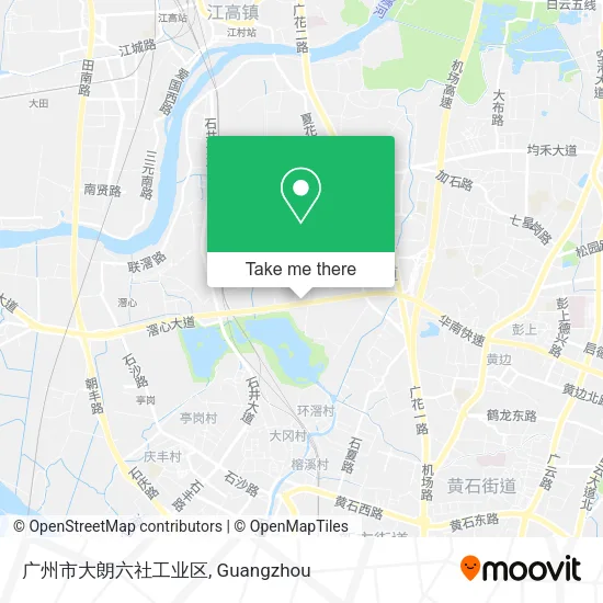广州市大朗六社工业区 map