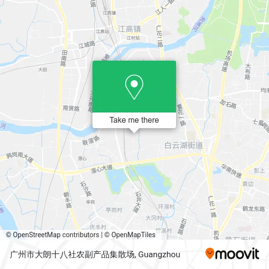 广州市大朗十八社农副产品集散场 map