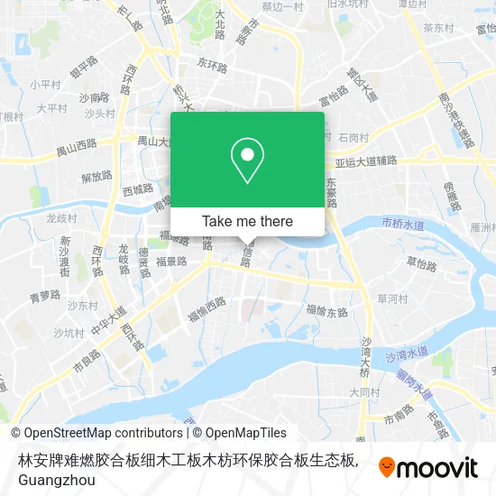 林安牌难燃胶合板细木工板木枋环保胶合板生态板 map