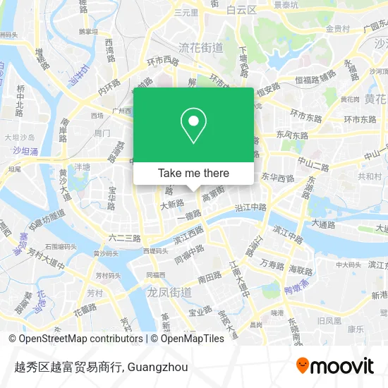 越秀区越富贸易商行 map