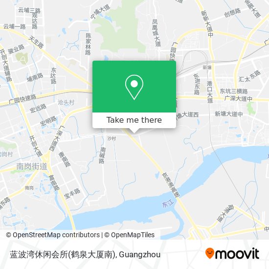 蓝波湾休闲会所(鹤泉大厦南) map
