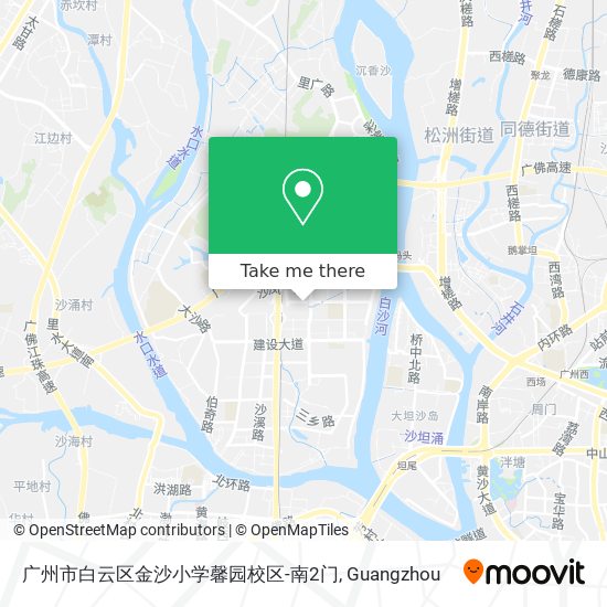 广州市白云区金沙小学馨园校区-南2门 map