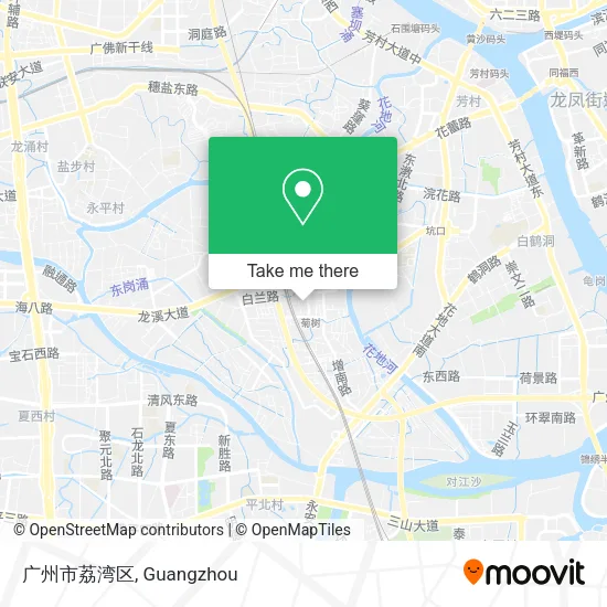 广州市荔湾区 map