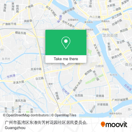 广州市荔湾区东漖街芳村花园社区居民委员会 map