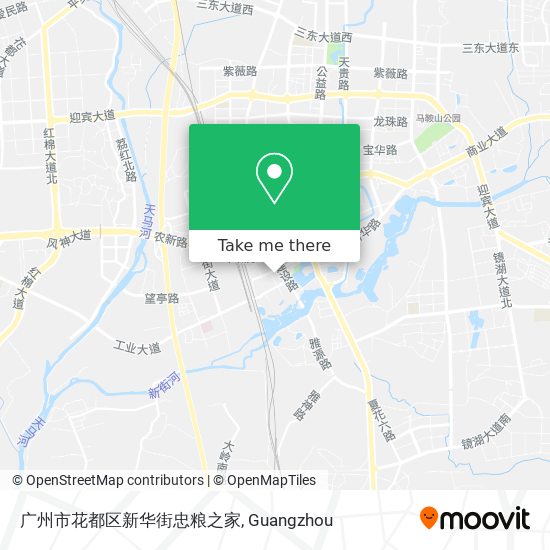广州市花都区新华街忠粮之家 map