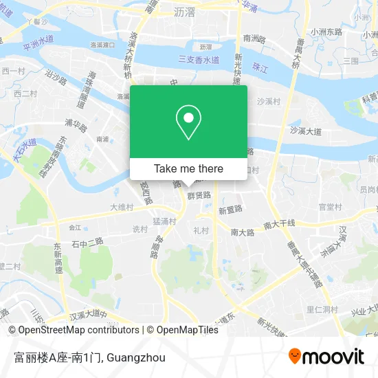 富丽楼A座-南1门 map