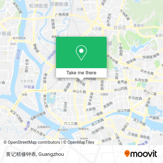 黄记精修钟表 map