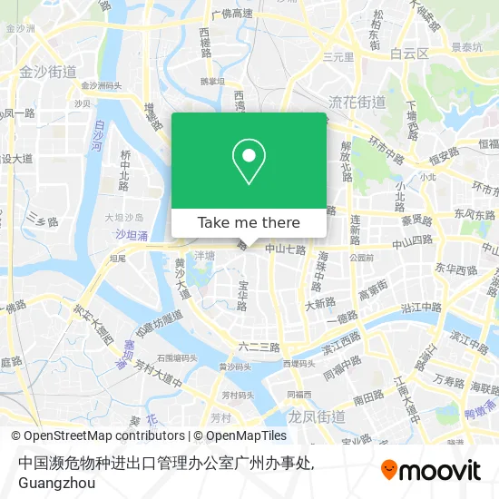 中国濒危物种进出口管理办公室广州办事处 map
