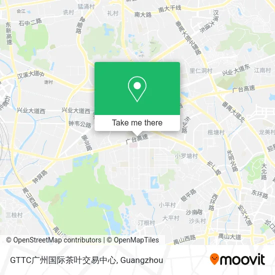 GTTC广州国际茶叶交易中心 map