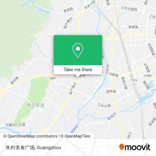 朱村美食广场 map