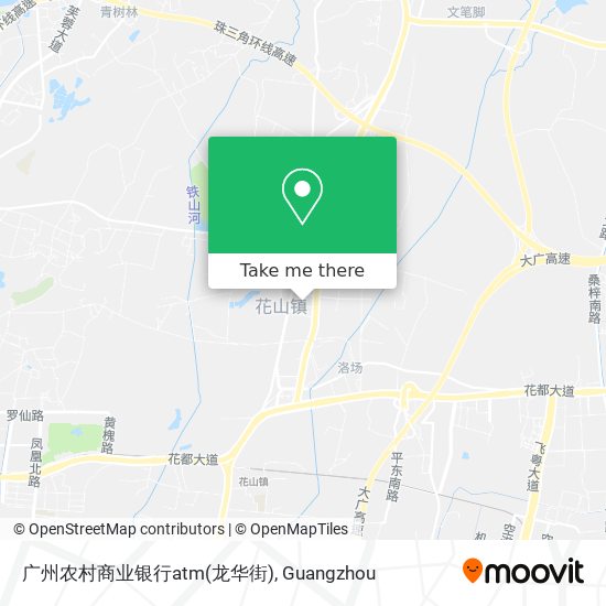 广州农村商业银行atm(龙华街) map
