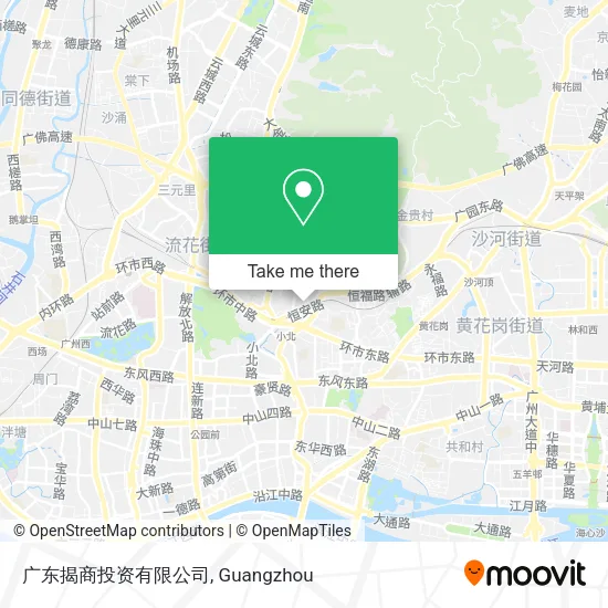 广东揭商投资有限公司 map
