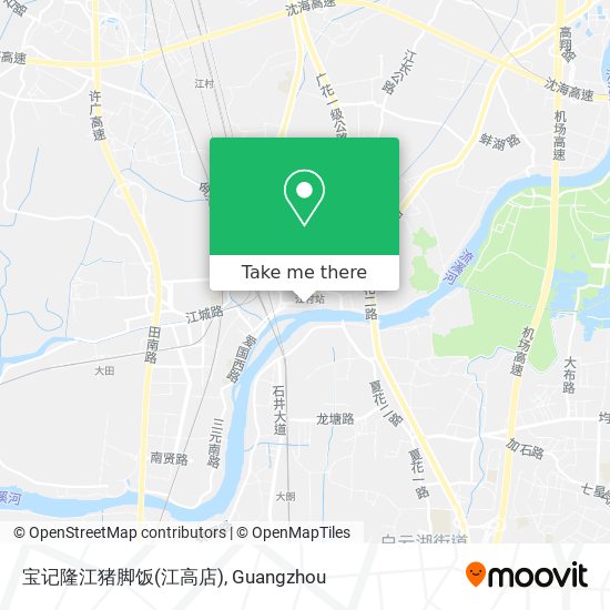 宝记隆江猪脚饭(江高店) map