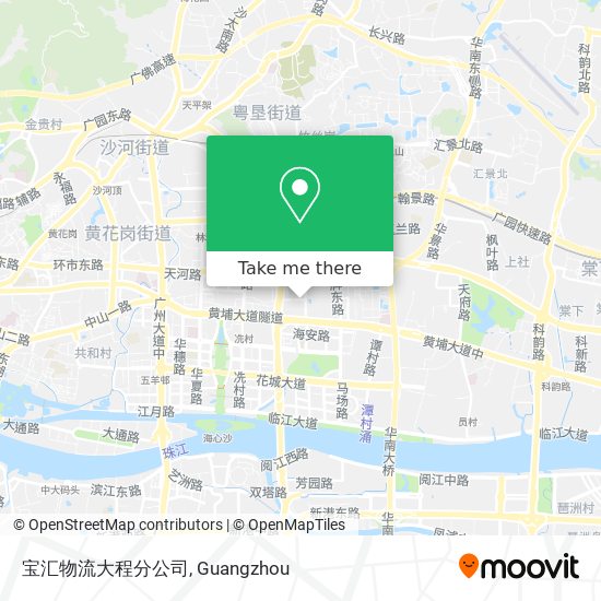 宝汇物流大程分公司 map