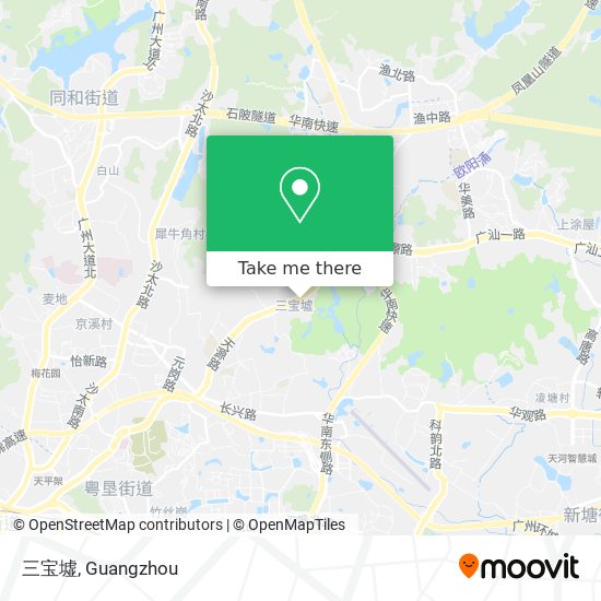 三宝墟 map