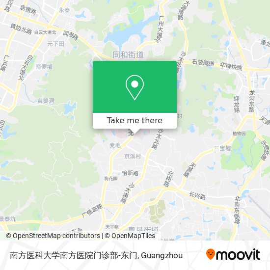 南方医科大学南方医院门诊部-东门 map