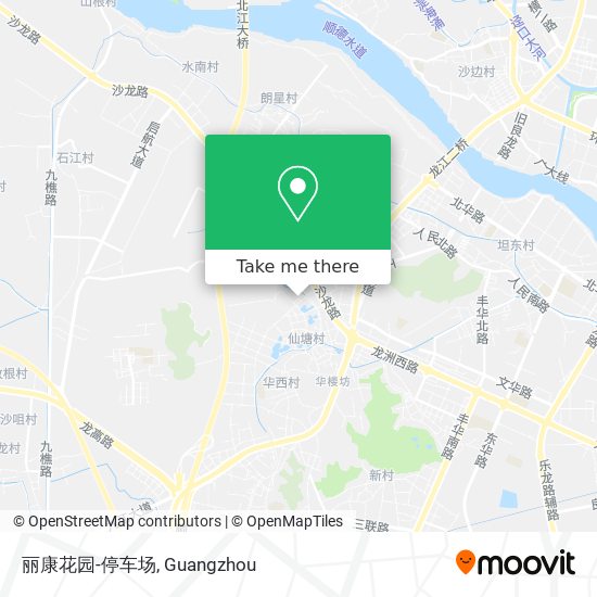 丽康花园-停车场 map