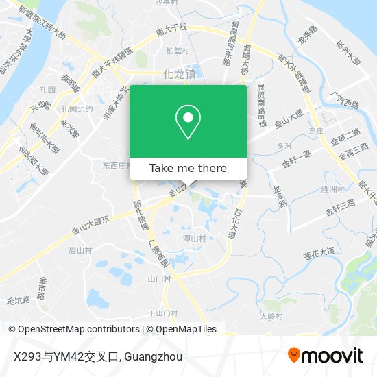 X293与YM42交叉口 map