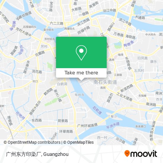 广州东方印染厂 map