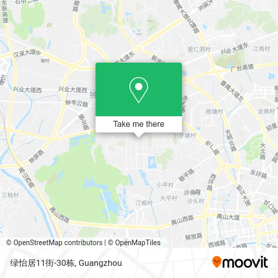 绿怡居11街-30栋 map