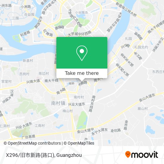 X296/旧市新路(路口) map