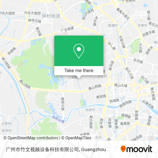 广州市竹文视频设备科技有限公司 map