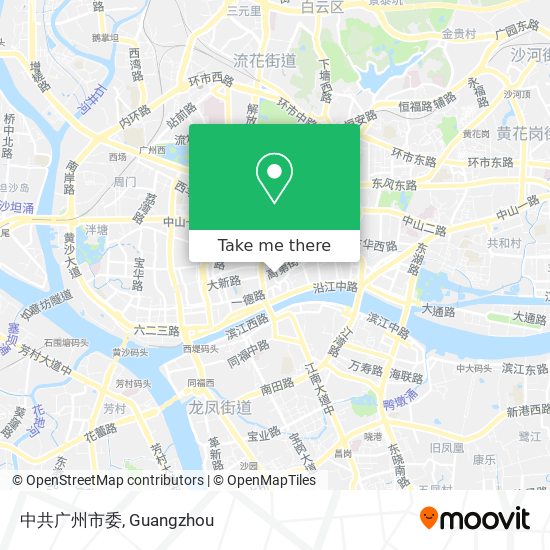 中共广州市委 map