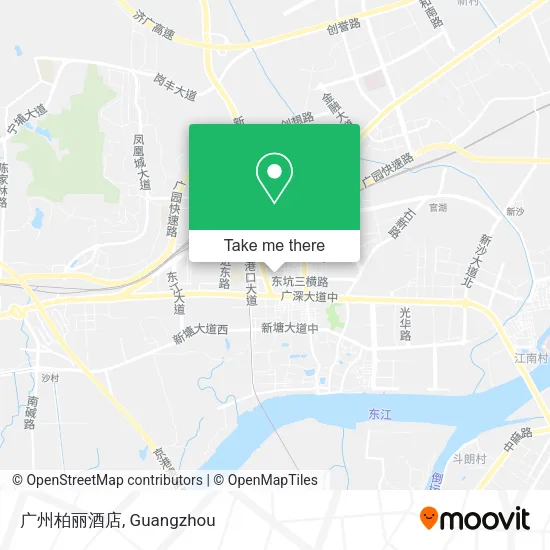 广州柏丽酒店 map