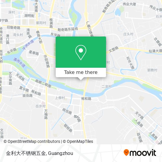 金利大不锈钢五金 map