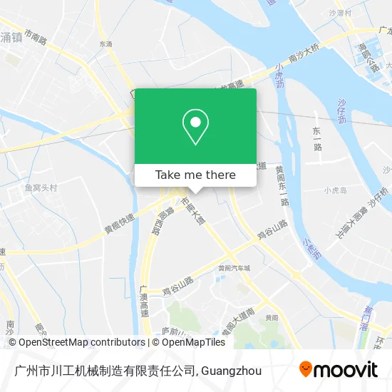 广州市川工机械制造有限责任公司 map