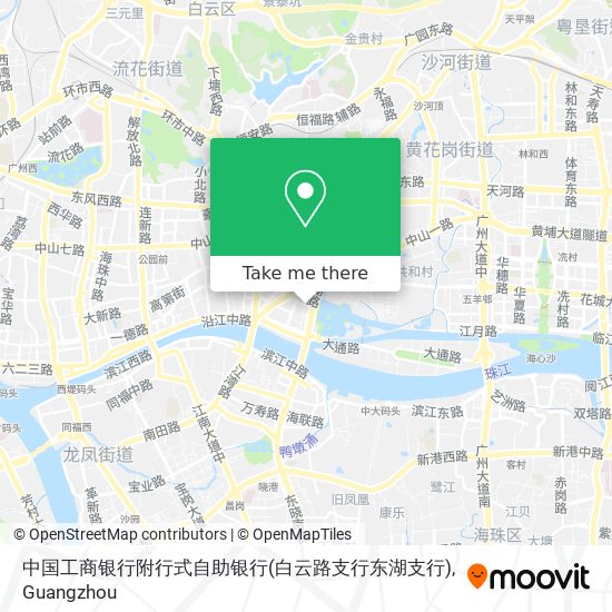 中国工商银行附行式自助银行(白云路支行东湖支行) map