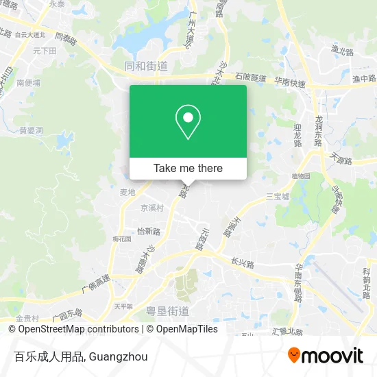 百乐成人用品 map